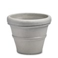 thumbnail image 1 of Crescent Garden Brunello Planter Classic Rolled-Rim Plant Pot 12-Inch (Weathered Stone), 1 of 5