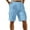 Light Blue, variant on Christmas Gift Men's Swimwear Men's Swim Trunks Ndbuld Men's Summer Pocket Beach Breathable Sports Shorts Cargo Pants Khaki 2XL