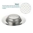 thumbnail image 3 of 2Pcs Stainless Steel Kitchen Sink Strainer, 4.33" OD x 2.91" ID x 0.79" Depth for Most Kitchen Sink, Silver, 3 of 6