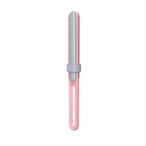 Cepillo Quitapelusas Electrostático de Doble Cara para Ropa y Muebles. Incluye Base Autolimpiable B