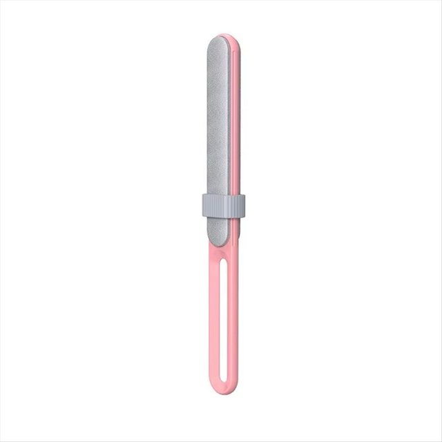 Cepillo Quitapelusas Electrostático de Doble Cara para Ropa y Muebles. Incluye Base Autolimpiable B