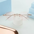 thumbnail image 2 of LifeArt Blue Light Blocking Glasses, Computer Reading Glasses, Anti Blue Rays, Reduce Eyestrain, Stylish for Men and Women(Clear,+0.50 Magnification), 2 of 5