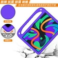 thumbnail image 4 of SaniMore for Lenovo Tab M11 11" 2024 EVA Kids Case, Skid-Proof Texture Case with Holder & Foldable 2 in 1 Kickstand Pencil Holder Shockproof Protective Case for Boys Girls, Purple, 4 of 7