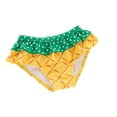 thumbnail image 3 of StylesILove Toddler Girls Cute Pineapple Bikini Sets with Hat 3 pcs Swimsuit (Pineapple, 3T), 3 of 4