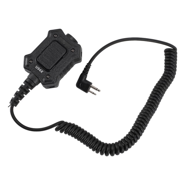 Cable del conector de auriculares de radio en espiral, adaptador de auriculares u94x para hablar de 7 mm de 7 mm, enchufe y reproduce para tc-500 tc-700