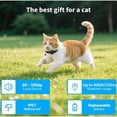 thumbnail image 6 of Cat Tracker Gps Collar Electronic Pet Locator Works With Google Find My Device On Android Ios No Monthly Fee For Small Large Cats (Black), 6 of 7