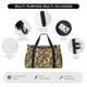 thumbnail image 4 of Fotbe Mushrooms Honeycomb Bolsa de Viaje con Estampado, Bolsa de Fin de Semana para Mujer con Compartimento para Zapatos, Bolsa de Gimnasio con Bolsillo Húmedo, 4 of 7