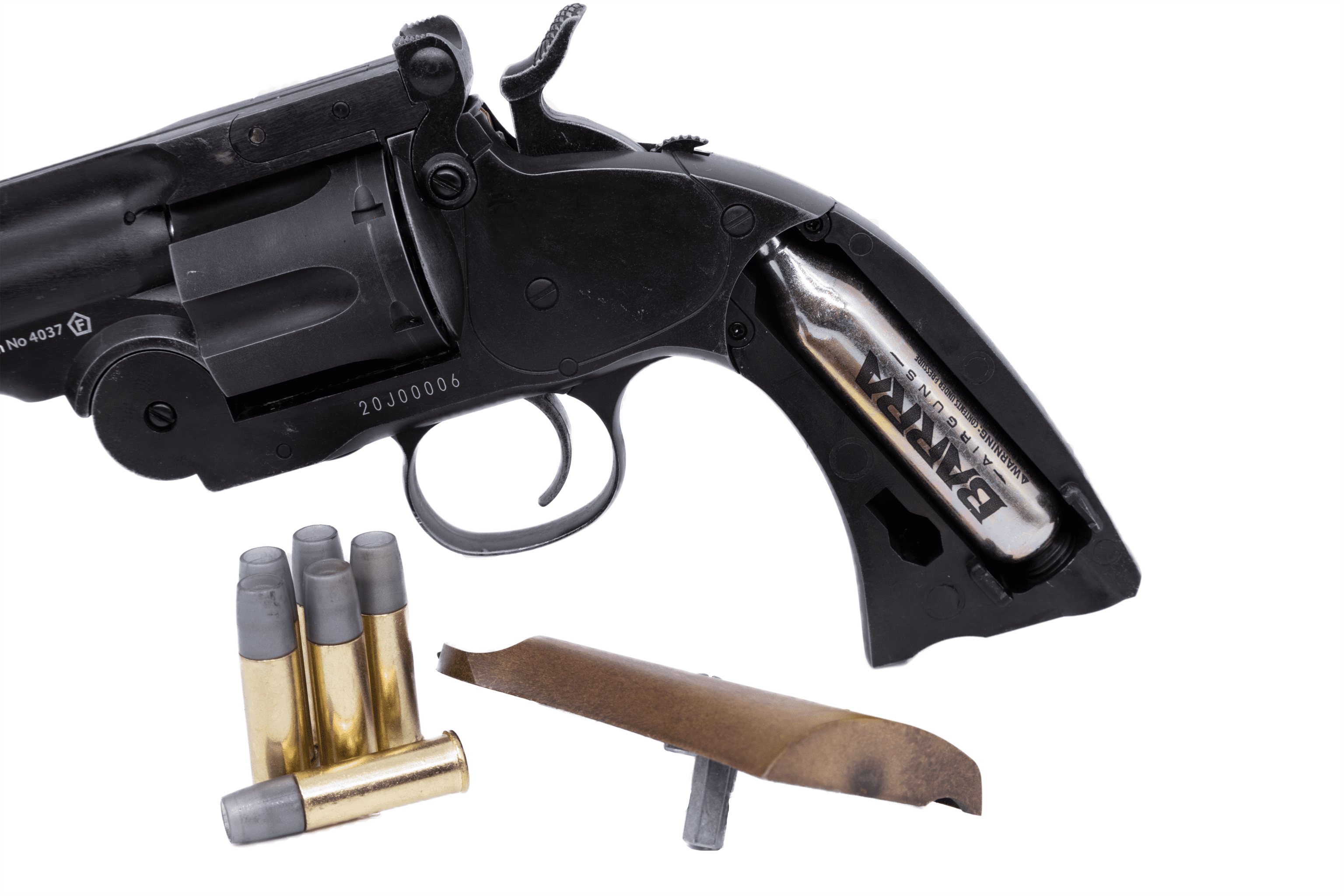 Barra Airguns, 12-Gram CO2 Cartridge, 5 Count, for Air Rifles