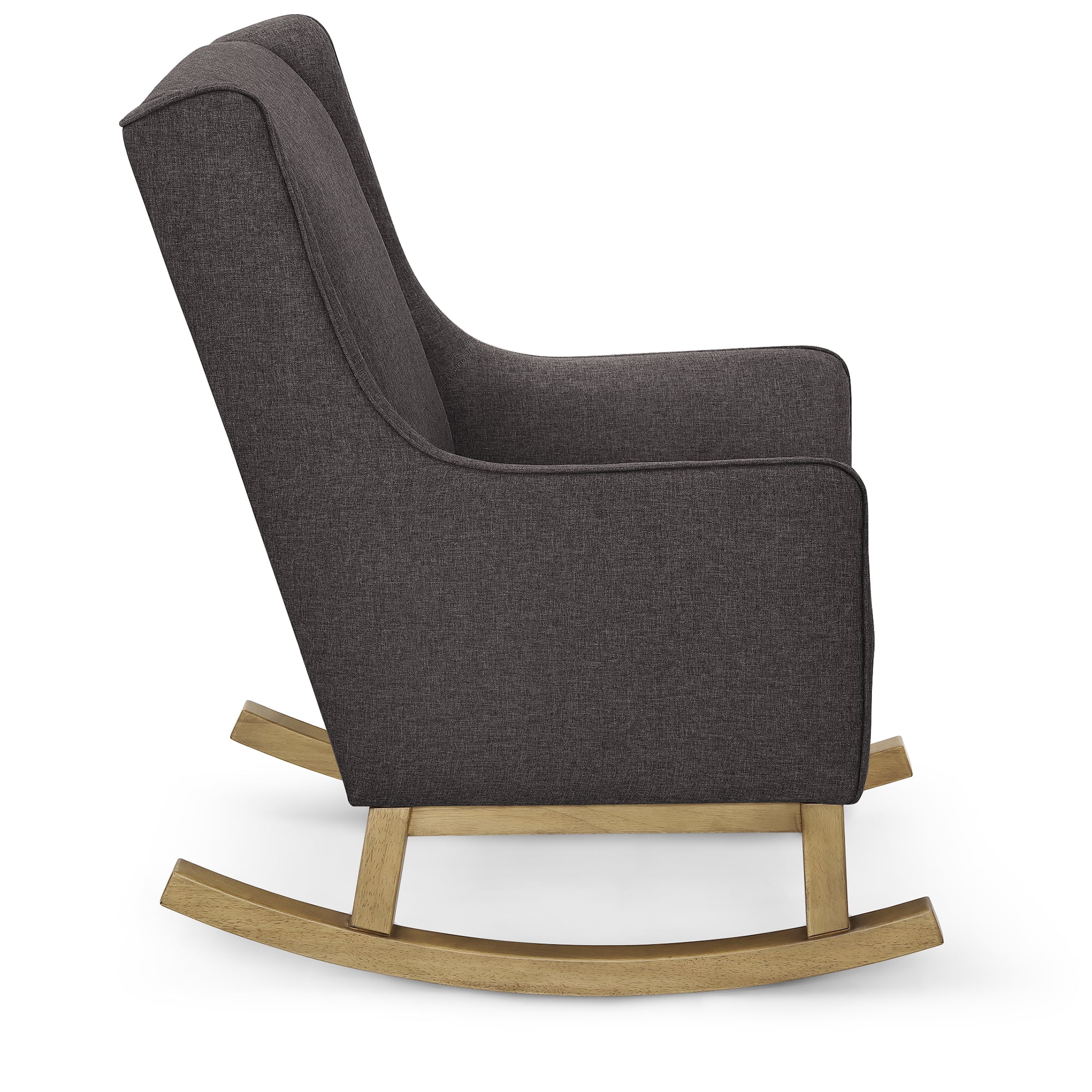 Delta Children Hanover Rocking Chair, Charcoal/Acorn