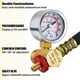 thumbnail image 5 of Juego de 4 VáLvulas de Seguridad de PresióN de Alivio de Compresor de Aire y ManóMetro de Aire, VáLvula de Tanque de Aire NPT de 1/4 Pulgadas, ManóMetro de Aire de 0-200 PSI, 5 of 5