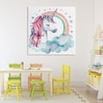 thumbnail image 3 of Stupell Industries Bohemian Starry Rainbow Unicorn Canvas Art, 36 x 36, by Creative Studio, 3 of 8