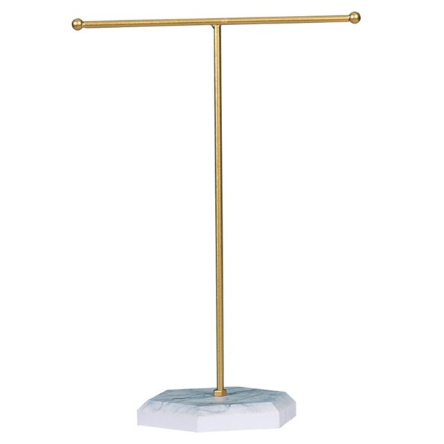 Organizador de joyas, soporte para joyas con bandeja para pendientes, collares, pulseras y anillos, soporte decorativo para joyas negro