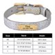 thumbnail image 1 of Personalized Dog Collar Bling Customized Anti-lost Pet ID Collar Adjustable Pet Necklace With Engraved Tag For Small Medium Dogs qym unisex, 1 of 2