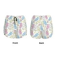 thumbnail image 4 of Disketp Cartoon Bunny Print Women's Shorts Workout Shorts for Athletic Gym Running Shorts with Phone Pockets XX-Large, 4 of 8