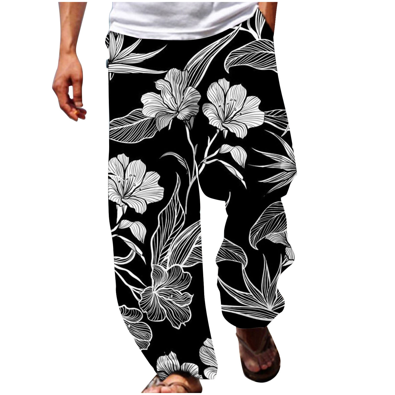 Floral Mens Trousers