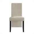 thumbnail image 5 of Castle Place Corduroy Contemporary Wooden Dining Chairs, Cream, Set of 2, 5 of 11