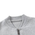 thumbnail image 6 of Kids Boys Girls Zip Up Sweatshirt Vest Sleeveless Baseball Collar Gilet Toddler Sports Waistcoat Light Fleece Lined Outerwear, 6 of 8