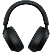 Sony Wireless Noise Canceling Over Ear Headphones Black Bluetooth Headphones Premium Audio Long Battery Life Built in Microphone with AudioTrends Bundle for Music Travel Entertainment
