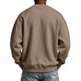 thumbnail image 5 of Men's Pocket Sweatshirt Crew Neck Long Sleeve Chest Pocket Relaxed Fit Soft Casual Pullover Sweatshirt, 5 of 6