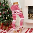 thumbnail image 2 of Luxalzxs Christmas Printed Leggings for Women High Waist Ultra Soft Elastic Yoga Pants Full Length Butt Lift Sports Running Gym Fitness Workout Yoga Pants Holiday Leggings Tights, 2 of 5