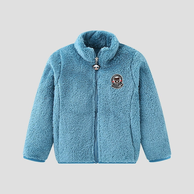 Fuzzy jackets for kids hotsell
