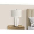 thumbnail image 7 of JERFIT Modern Ceramic Table Lamp with Linen Shade, 3-Way Rotary Switch for Bedroom Living Room Office Lighting, Cream, 7 of 7