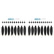 thumbnail image 1 of Hélices de Fibra de Carbono Hugo 2x Plegables 8 Piezas para Mini 4726F Propeller Set, 1 of 5