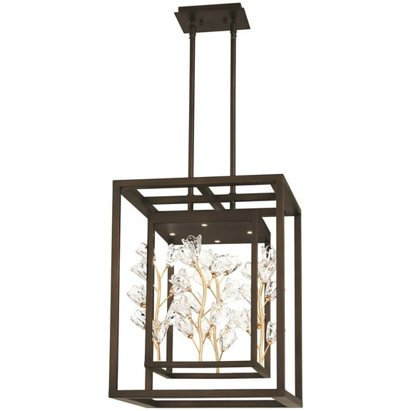 Minka Metropolitan - Maison Des Fleurs - 18.25 Inch 42W 7 LED Pendant