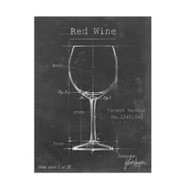 Trademark Fine Art Ethan Harper Barware Blueprint Iii Canvas Wall Art - 18x24