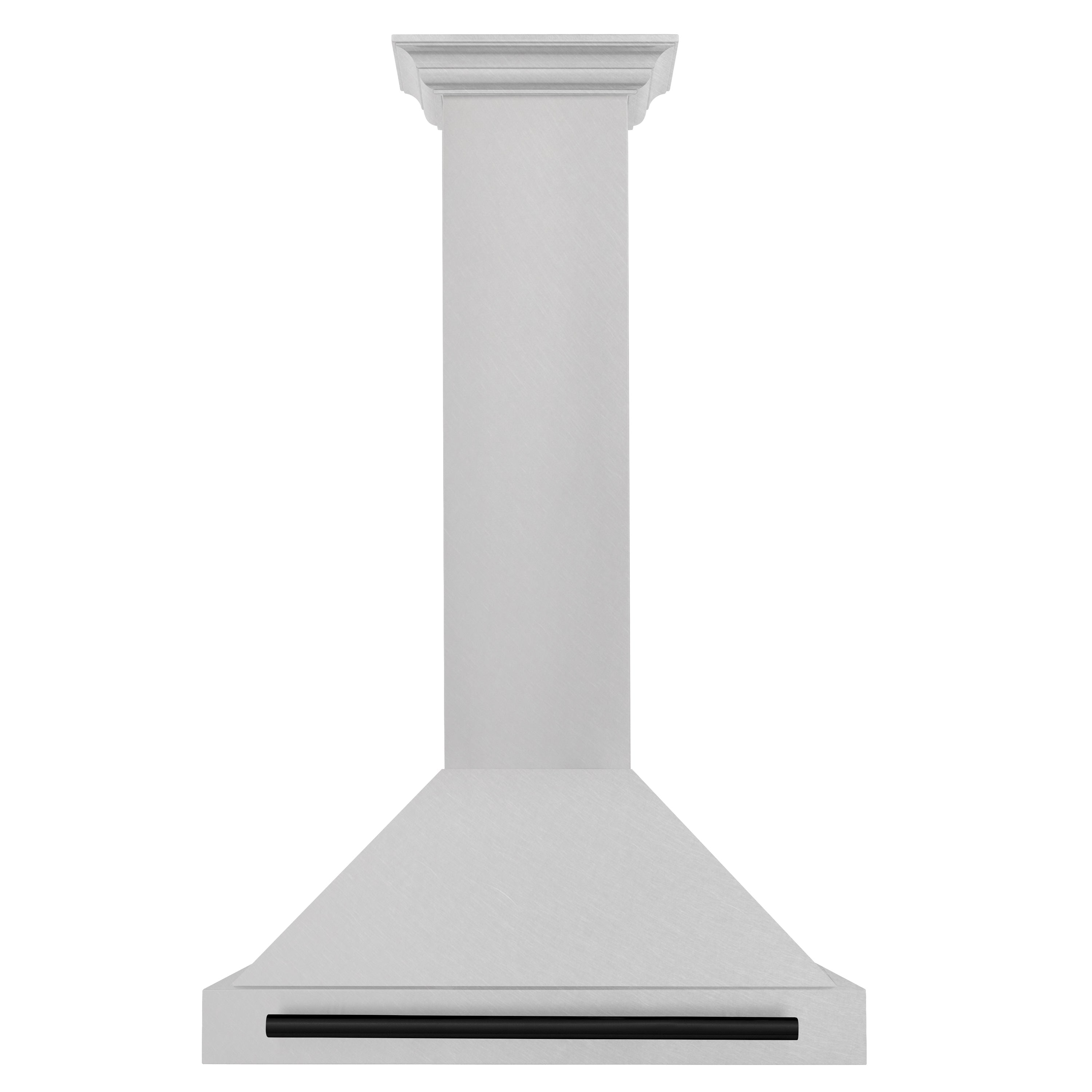 ZLINE 30 ZLINE Autograph Edition DuraSnow Stainless Steel Range Hood with DuraSnow and Matte Black Handle (KB4SNZ-30-MB)