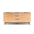 thumbnail image 6 of Origins by Alpine Modern Akira Sideboard, Light Oak, 6 of 7