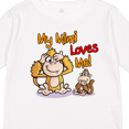 thumbnail image 4 of Inktastic My Mimi Loves Me Monkey Boys or Girls Long Sleeve Toddler T-Shirt, 4 of 5