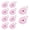 Pink, variant on LAIQIEN 10pcs Artificial Aquariums Fishes Realistic Moving Floating Colorful Fishes