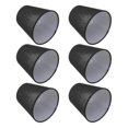 thumbnail image 5 of Lampshade Set of 6 Modern Simple Style Home Decor for Small E14 Bulbs Black-jc, 5 of 5