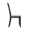 thumbnail image 3 of Castle Place Set of 2 Wooden Dining Chairs, Brown, 3 of 8