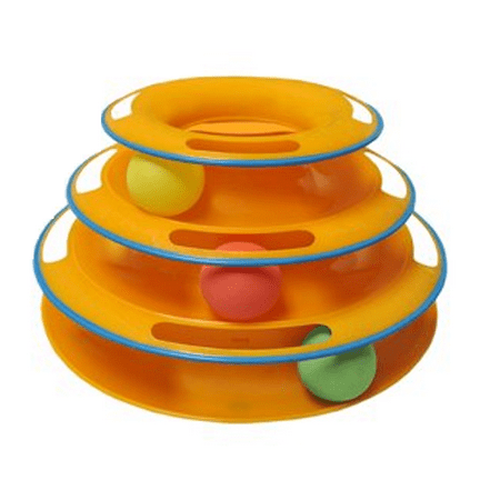 Ball Small Cats - Purrfect Feline Titan's Tower Interactive Ball Cat Toy