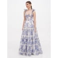 thumbnail image 4 of Stylish organza ethereal long evening dress, 4 of 6