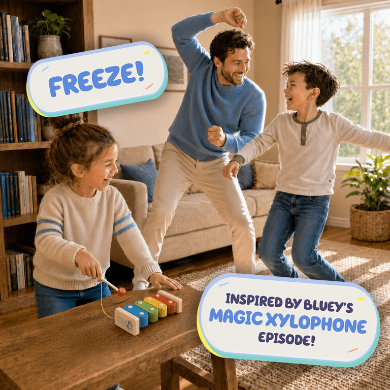 Bluey Magic Xylophone with Child-Safe Mallet photo 6