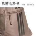thumbnail image 3 of Bolsa deportiva adidas Alliance Sackpack, ligera, color marrón tiza, 3 of 7