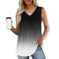 thumbnail image 2 of Trendy Summer Tops For Women Tank Tops For Women White Long Sleeve Tunic Tops For Women Loose Fit Dressy Plus Size Workout T Shirts For Women Loose Fit, 2 of 6