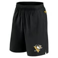 thumbnail image 2 of Men's Fanatics  Black Pittsburgh Penguins Authentic Pro Tech Shorts, 2 of 4