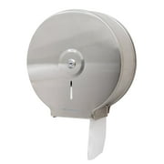 Mind Reader Silver Wall-Mounted Commercial Toilet Paper Holder