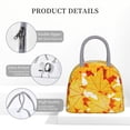 thumbnail image 4 of Balery Autumn Maple Leaves Bolsa de Almuerzo para Mujeres, Caja de Almuerzo, Bolsa de Almuerzo Pequeña Impermeable, Tote de Almuerzo Reutilizable con Gran Capacidad, 4 of 6