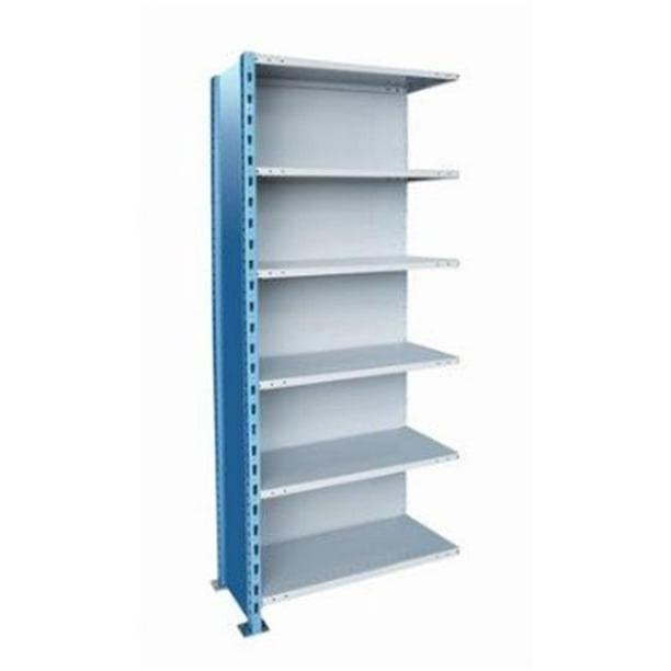 Hallowell Ah7721 1807pb Hallowell H Post High Capacity Shelving 48 In W X 18 In D X 87 In H 707 Marine Blue Posts And Sides Walmart Com Walmart Com