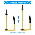 thumbnail image 4 of Shrink Wrap Handle, Stretch Wrap Dispenser Stretch Film Dispenser Adjustable Height Wrapping for 45-50cm Stretch Wrap, 4 of 6