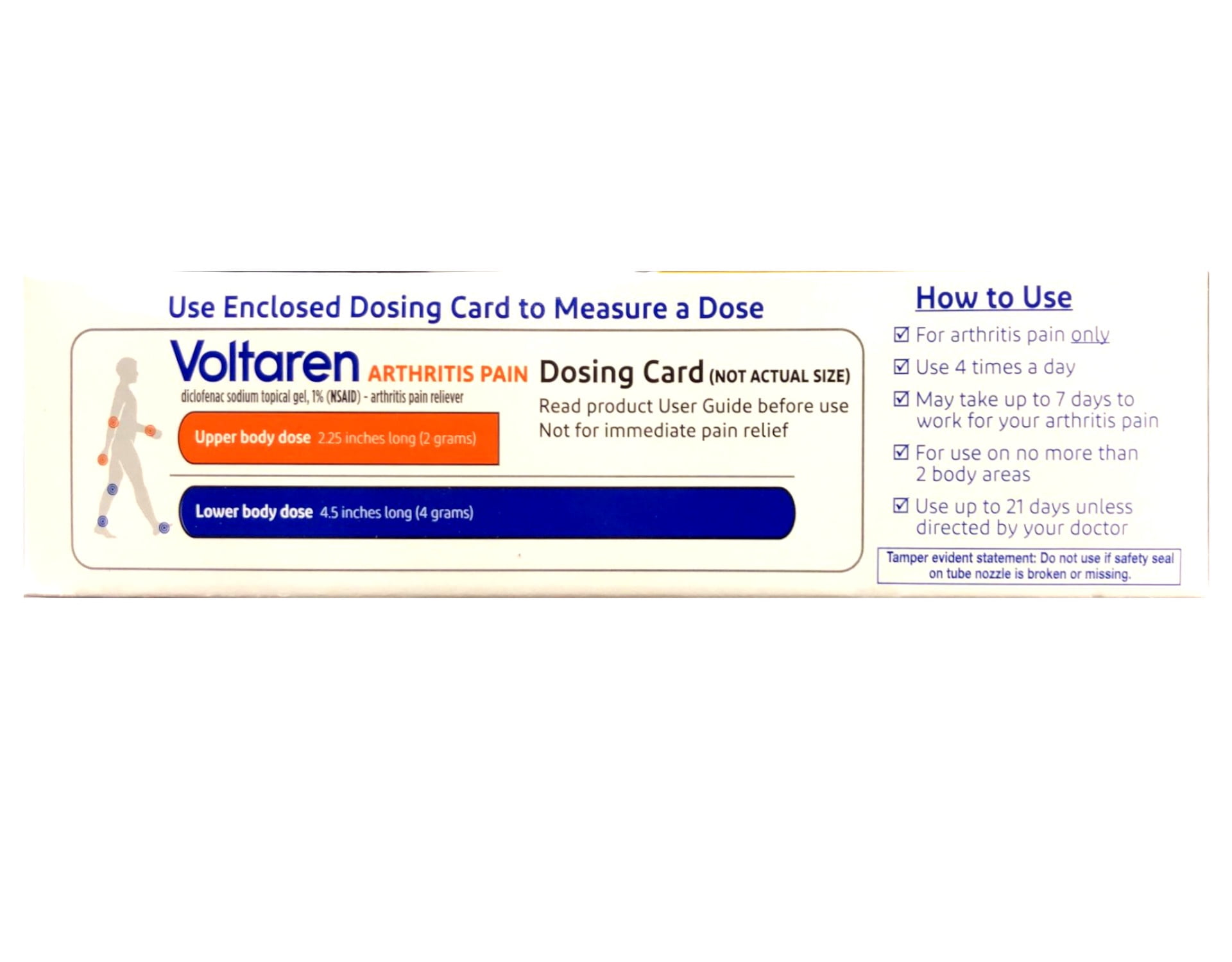 Voltaren Arthritis Pain Relief Gel, Diclofenac Sodium 1% (NSAID), Original Prescription Strength, Twin Value Pack, 2 Tubes 3.53 oz Each (7.06 oz Total)