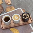 thumbnail image 2 of Black Thick Ceramic Coffee Cup Set (Set/Two), 2 of 3