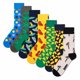 thumbnail image 1 of Happy Socks 7 paquetes de calcetines unisex, caja de regalo, colores mezclados 7 Days 3 36-40 (UK 4-7), 1 of 7