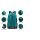 thumbnail image 4 of Mochila impermeable 50l para senderismo Turquesa Malubero  Malu513, 4 of 4