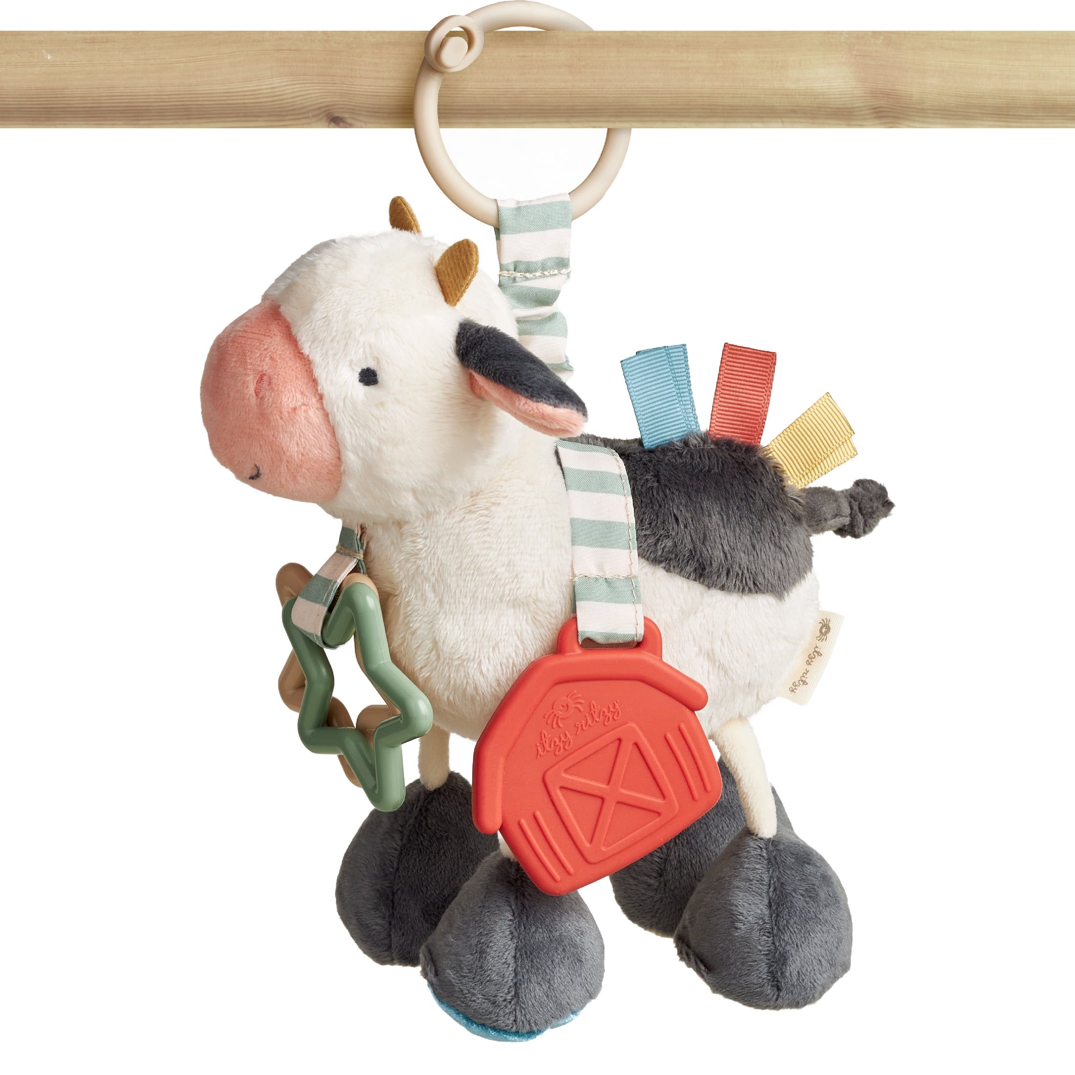 Itzy Ritzy Link & Love™ Stroller and Car Seat Activity Plush Cow